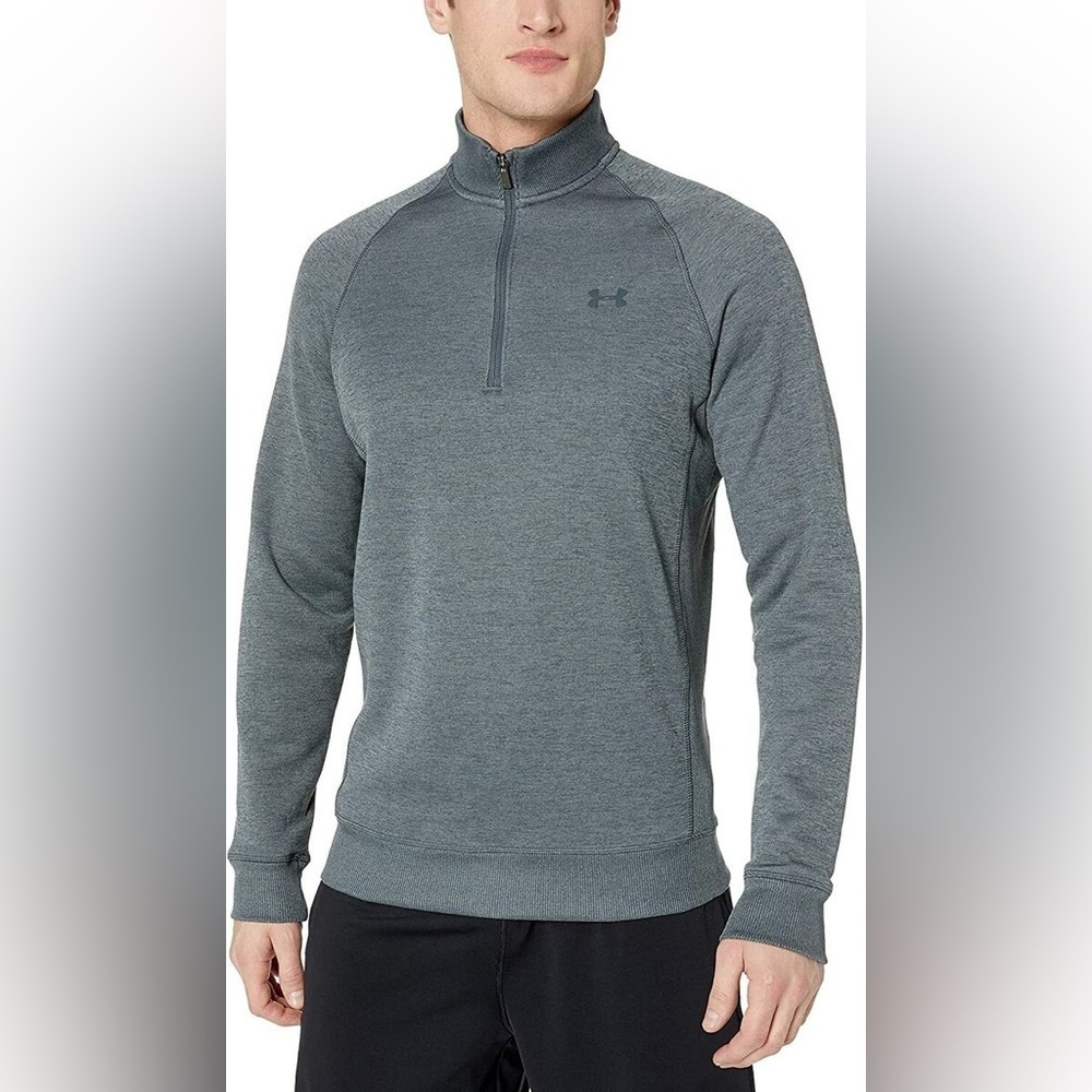 NWT Under Armour UA Storm Sweater Fleece ¼ Zip Stealth Gray Size XL
